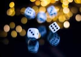 Live dealer casino table with multiple camera feeds
